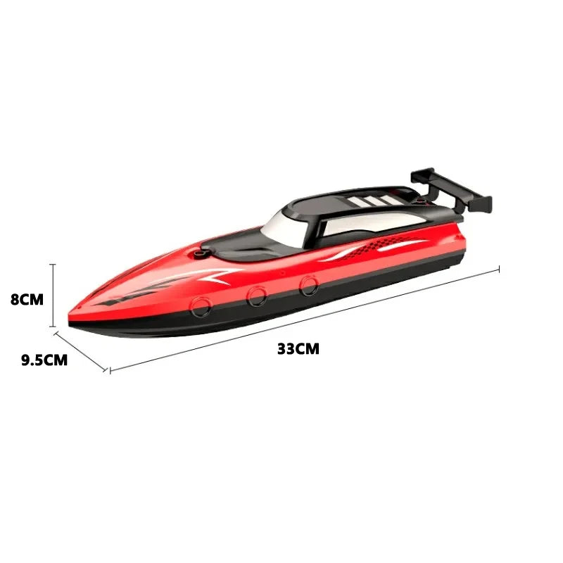 Barca RC 2.4Ghz Ad Alta Velocità - Giocattolo per Bambini Piscina/Lago