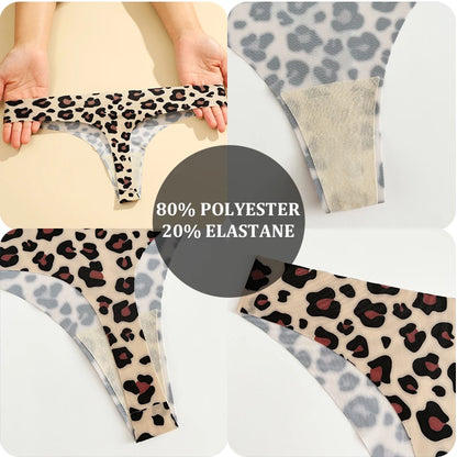 3 Mutandine Sexy Donna - Perizoma T-Back Vita Bassa - Intimo Colorato Senza Cuciture