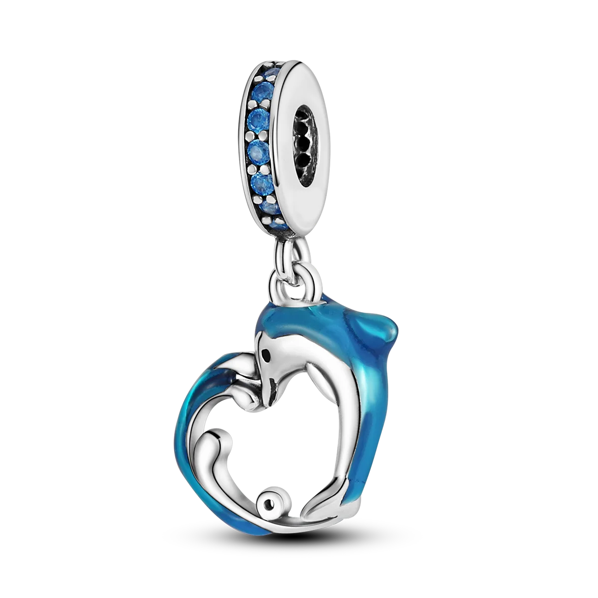 Bracciale Charm Argento 925 - Perle Blu, Gioielli Fai Da Te, Design Moderno e Minimalista Crea il tuo gioiello unico! Perle in argento sterling e charm eleganti.