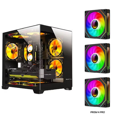 💎 Power Train Case PC - Vetro Colorato, Vista  270°, Supporto Water Cooler 240mm
Design unico e panoramico! Perfetto per gaming e setup stilosi. 🌊🖥️