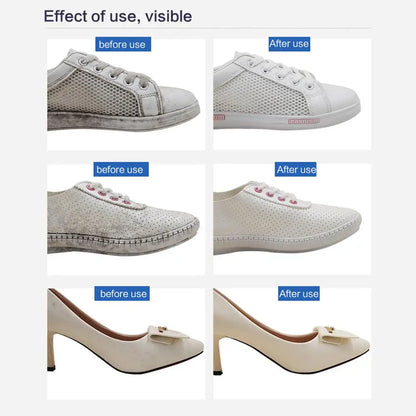 Sbianca Scarpe Bianche in 1 Passo! Detergente 100ml Antimacchie - Effetto Immediato