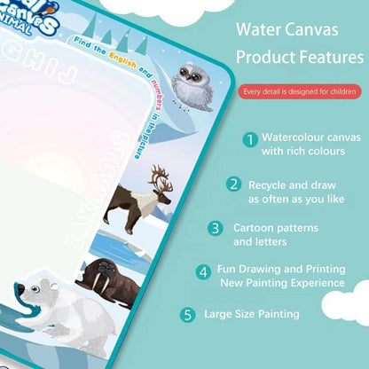 🎨 Magic Water Drawing Mat - Tappeto Magico per Disegnare ad Acqua