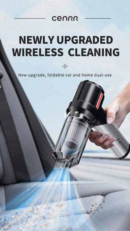Aspirapolvere Auto Wireless PA Forte – Mini Potente Portatile per Auto/Casa