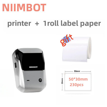 Stampante Termica Portatile Wireless | Batteria 1500mAh, Larghezza Etichette 20-50mm, App Multi-Lingua | Organizzazione Fai-da-Te