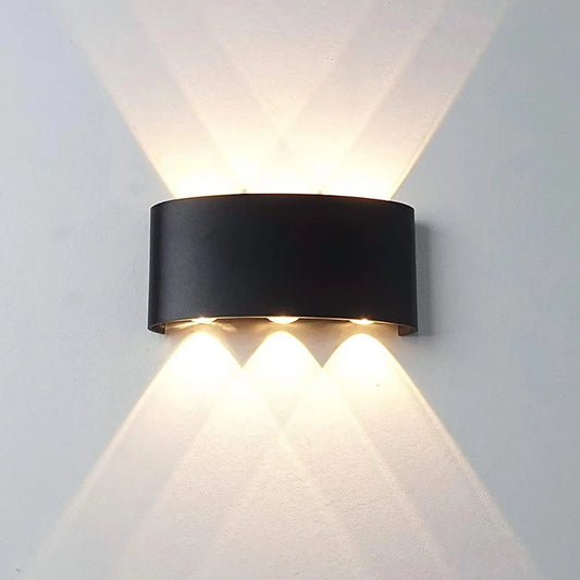Applique da Parete LED Moderna | Luci Bianche Su e Giù | per Interni ed Esterni, Camera, Soggiorno