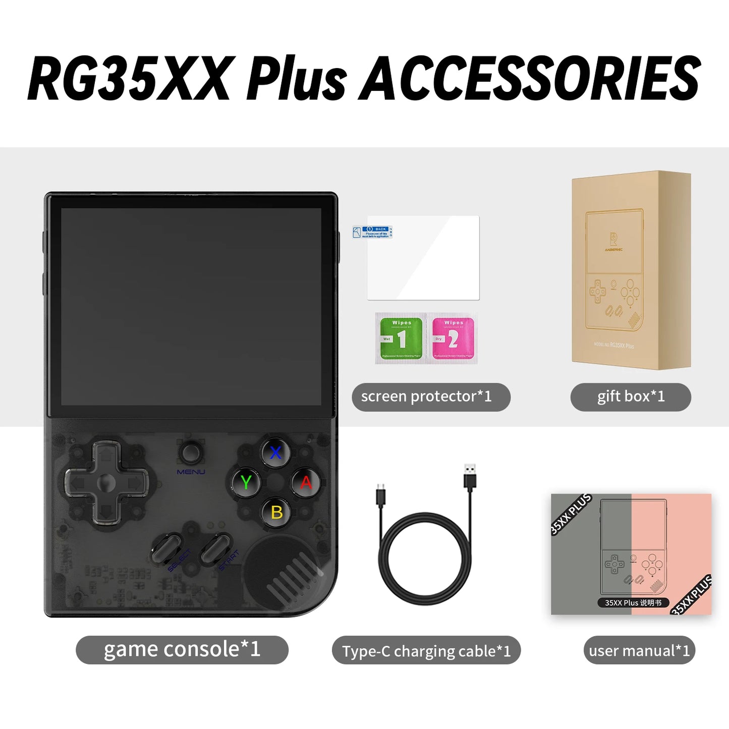 🔥ANBERNIC RG35XX PLUS: 5000+ Giochi Retro Portatile! IPS 3.5" + TV Out HD🎮