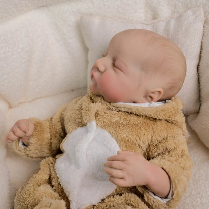 Bambola Teddy Newborn Iper realistica Regalo Perfetto Morbido