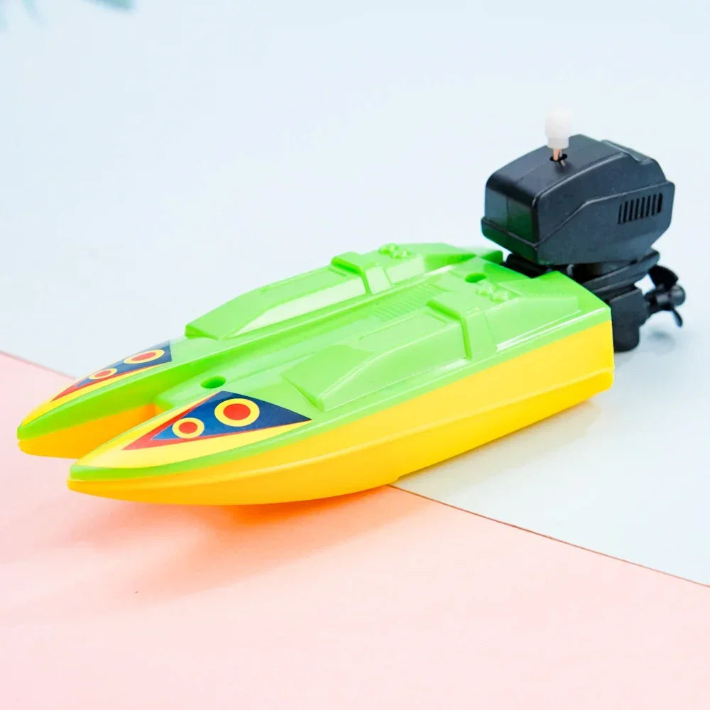 2 Pezzi Barche Giocattolo - Nave Velocissima Galleggiante, Gioco da Bagno/Doccia per Bambini, Regalo