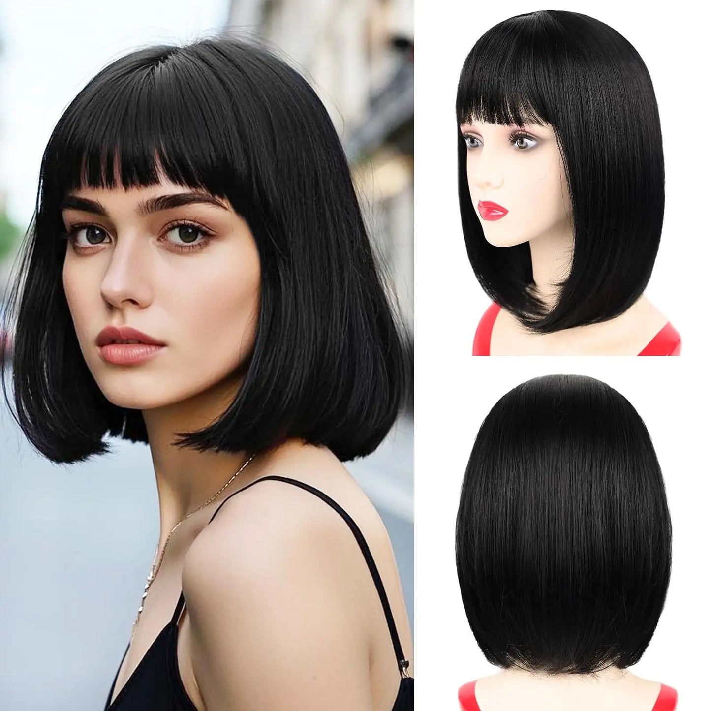 🌈 Parrucca Arcobaleno Bob Sintetica - Per Feste, Halloween e Cosplay!
Frangia colorata e effetto wow! Perfetta per ballare e stupire. 🎉✨