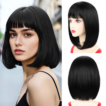 🌈 Parrucca Arcobaleno Bob Sintetica - Per Feste, Halloween e Cosplay!
Frangia colorata e effetto wow! Perfetta per ballare e stupire. 🎉✨