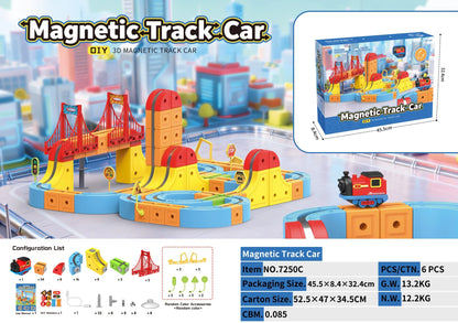 Treno Giocattolo Levitazione Magnetica 3D | Pista Cubo Fai Da Te Educativo | Regalo Bambini Natale Compleanno