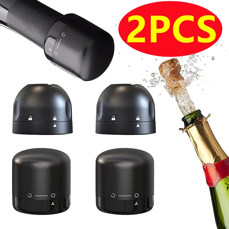 🍷Tappi Sottovuoto per Vino & Champagne – Mantieni la Freschezza con Stile