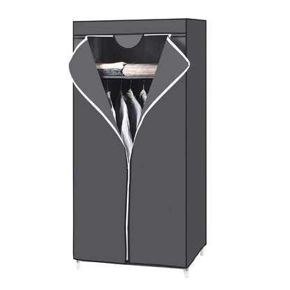 Armadio Pieghevole Tessuto 🚪 | 160cm Alto, 3 Ripiani | Organizza Casa in 1 Minuto