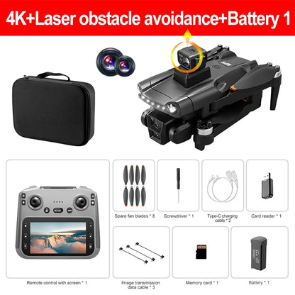 Norma Mijia V198MAX Drone 8K Professionale FPV Brushless Laser Evitamento Ostacoli Antenna Ottica Pieghevole Quadcopter Mini 4K Dron