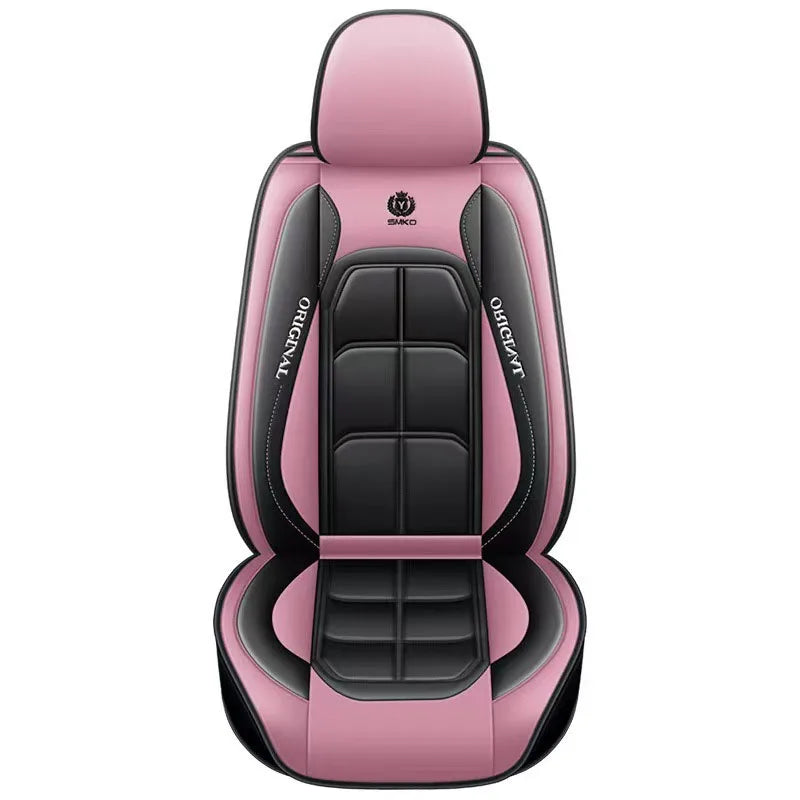 Coprisedili in Pelle Sintetica | Compatibile Auto, Camion, Gaming Chair | Antimacchia & Facile Pulizia