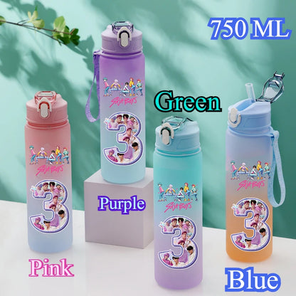Borraccia K-POP Demon Hunters da 750ml con Cannuccia