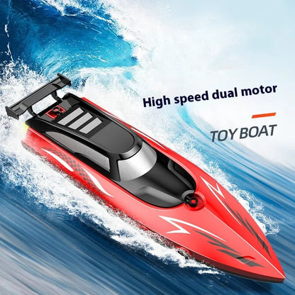 Barca RC 2.4Ghz Ad Alta Velocità - Giocattolo per Bambini Piscina/Lago