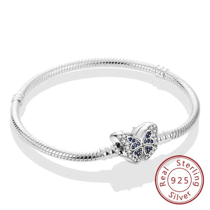 Bracciale in Argento 925 - Cuori con Zirconi, Regalo Perfetto per Donne, Gioiello Elegante e Personale