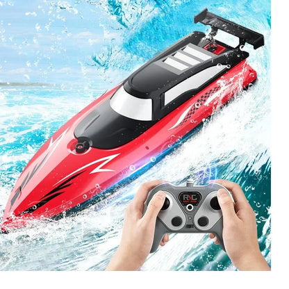 Barca RC 2.4Ghz Ad Alta Velocità - Giocattolo per Bambini Piscina/Lago