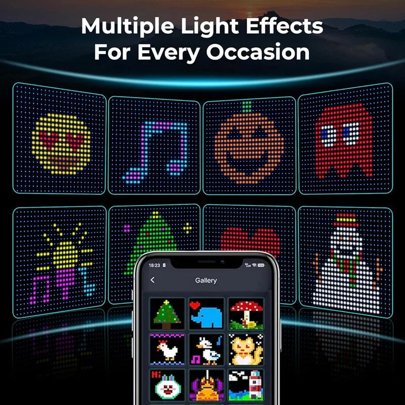 ✨ Luci USB a Tendina Smart - Controllo APP/Bluetooth, Multicolore, con Musica!
Perfette per camera, feste e Natale. Creai testi e disegni con un tap! 🎄📱