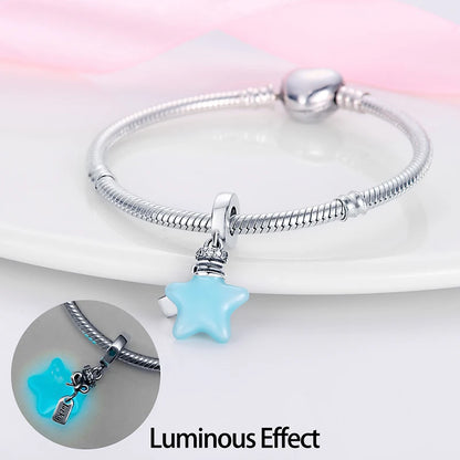 Ciondoli Argento 925 - Lucciole, Stelle e Camaleonti Luminescenti, per Bracciali Pandora StyleMagia e luce in ogni dettaglio! Perfectti per creare gioielli unici.