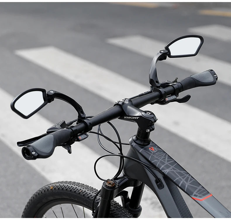 Specchietto Retrovisore Bici 360° HD – Acciaio Inossidabile, Montaggio Universale