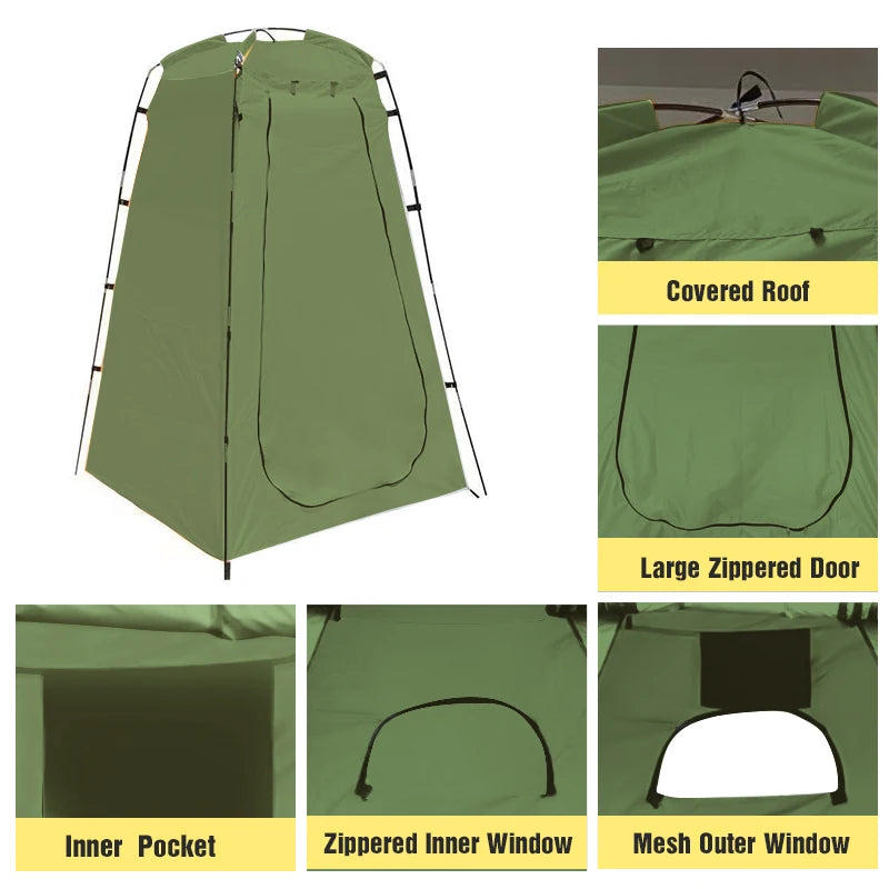 Tenda Doccia Portatile - Privacy per Campeggio, Spiaggia e Bagno
