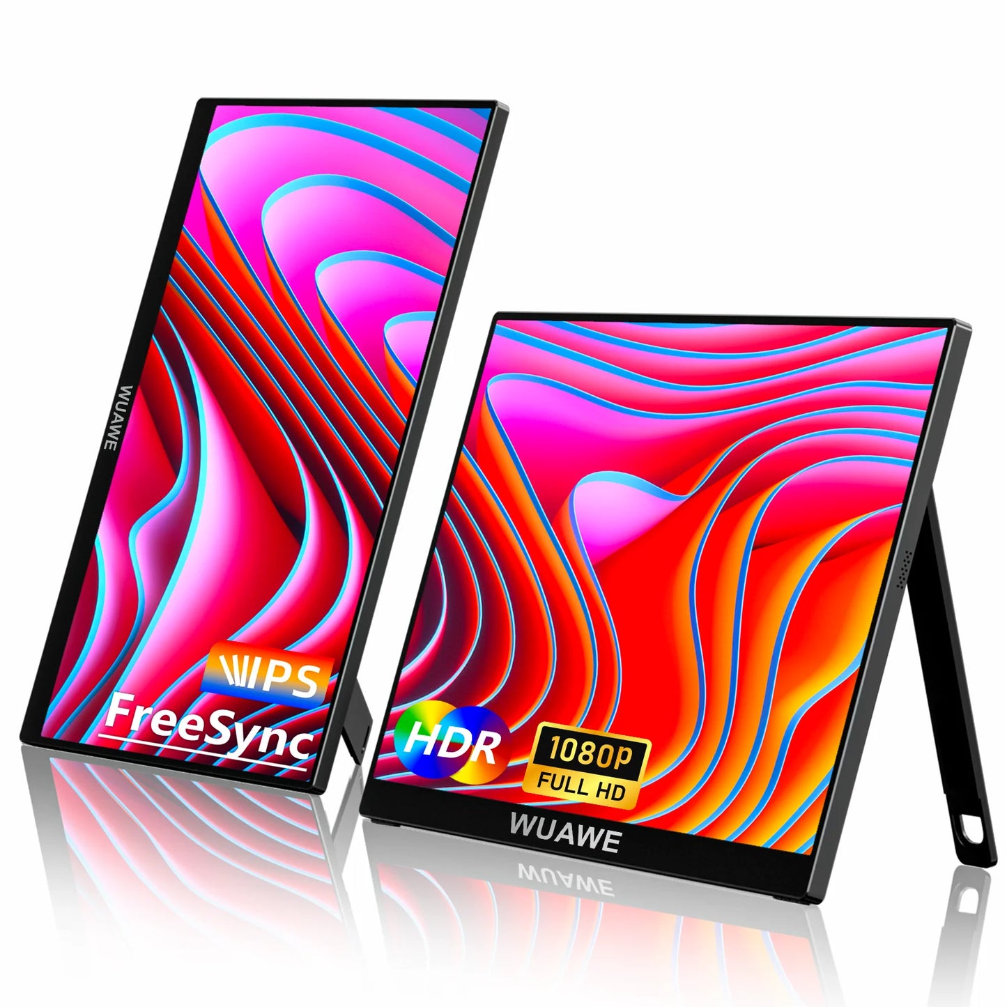 Monitor Portatile WUAWE 15.6" FHD 🚀 | Schermo Esterno USB-C | Per Gaming e Lavoro