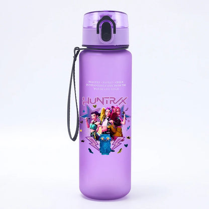 Borraccia KPop Demon Hunters Design Kawaii, Senza BPA, 500ml, Regalo per Bambine