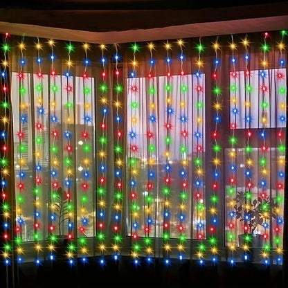 ✨ Luci a Tendina LED - 3/4/6m, Controllo Remoto, USB, per Camera e Decorazioni Natalizie!
Crea un cielo di stelle in casa! Perfectte per atmosfere magiche e romantiche. 🌟🛏️