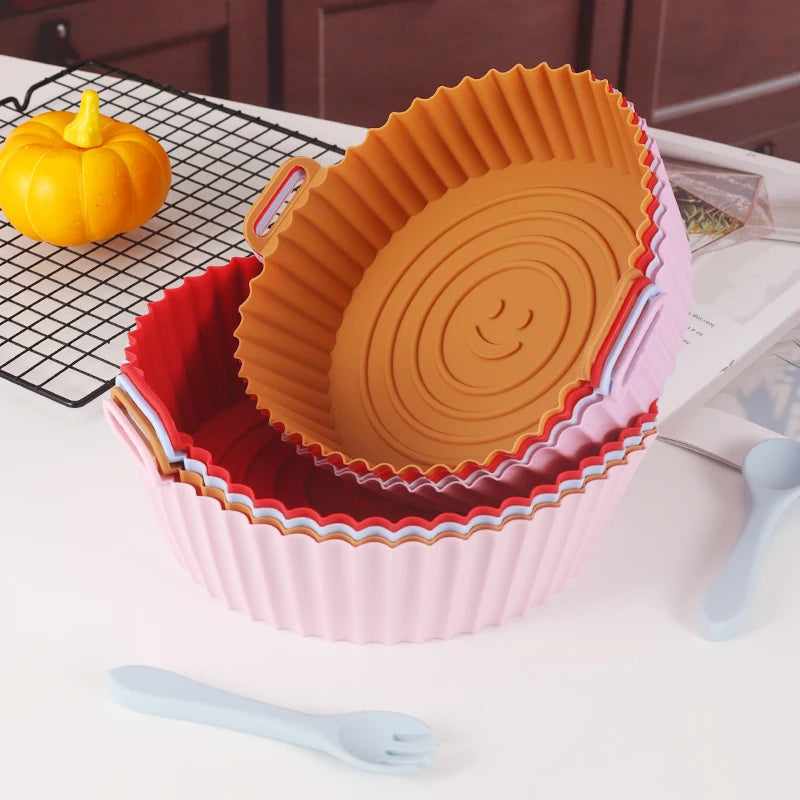 Accessorio Air Fryer in Silicone - Per Pizza, Pollo e Dolci, Antiaderente