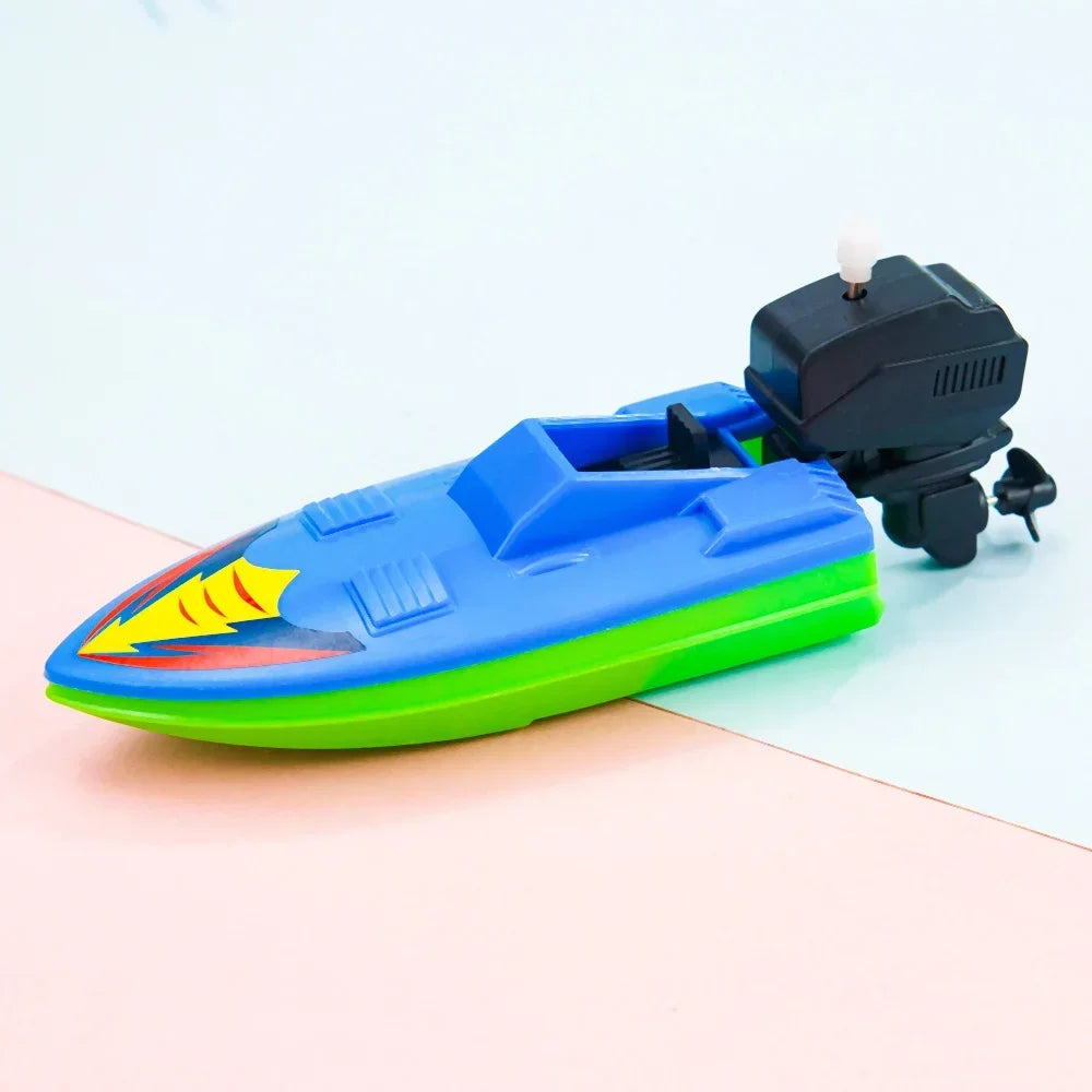 2 Pezzi Barche Giocattolo - Nave Velocissima Galleggiante, Gioco da Bagno/Doccia per Bambini, Regalo