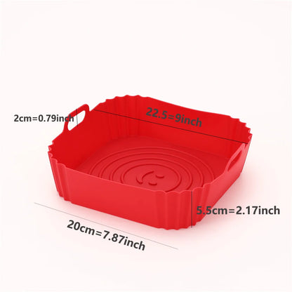 Accessorio Air Fryer in Silicone - Per Pizza, Pollo e Dolci, Antiaderente