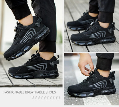 👞 SCARPE DI SICUREZZA ROTATIVE UOMO - Stile Sportivo, Protezione Totale!