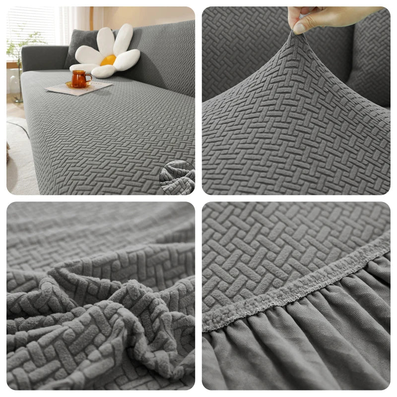 Copridivano Jacquard Morbido - Elasticizzato per Divani L/2/3/4/5 Posti