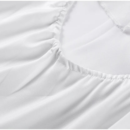 ABITO LUNGO ELEGANTE DONNA – Stile Senza Spalle con Schiena Nuda, Perfetto per l’Estate 2025!