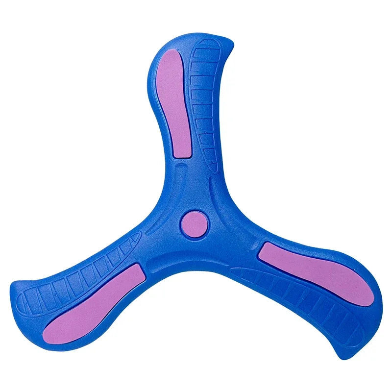 Boomerang Morbido per Bambini - Giocattolo Interattivo 3 Lame, Sicuro per Esterni, Educativo e Anti-Stress - Regalo per Tutte le Età