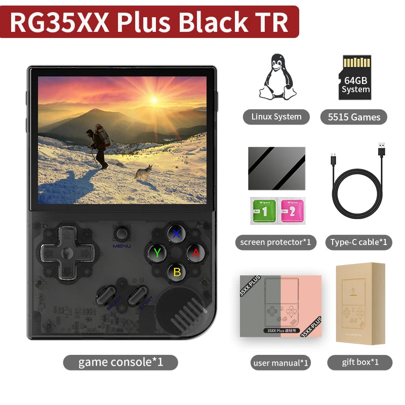 🔥ANBERNIC RG35XX PLUS: 5000+ Giochi Retro Portatile! IPS 3.5" + TV Out HD🎮