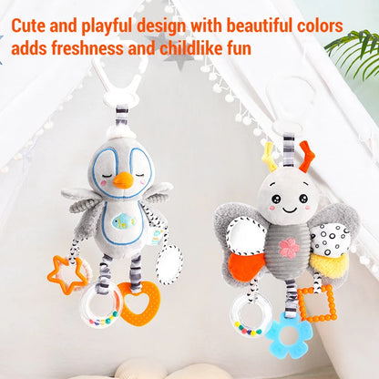 🐰 Sonagli Montessori in Peluche - Giocattoli Educativi per Neonati