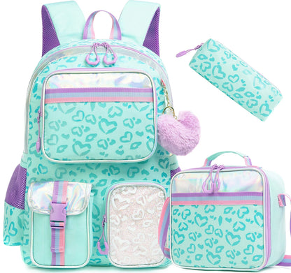 Zaino Scolastico  - Con Portapranzo e Astuccio Coordinati