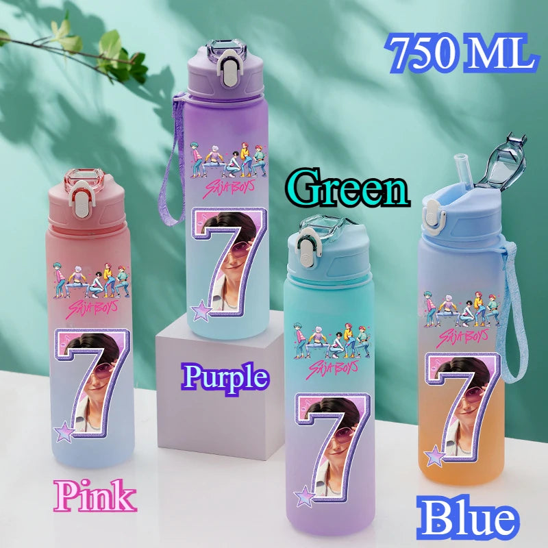 Borraccia K-POP Demon Hunters da 750ml con Cannuccia