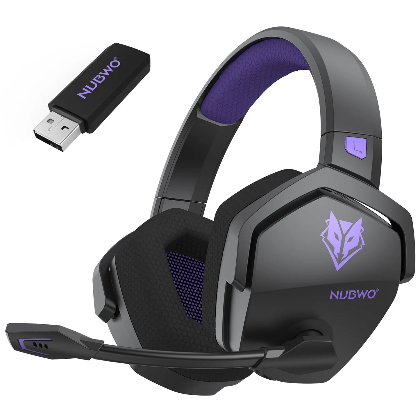 Cuffie Auricolari Gaming Wireless  - Doppia Connessione 2.4G/Bluetooth, 100h Autonomia, Microfono ENC, per PC PS4 PS5
