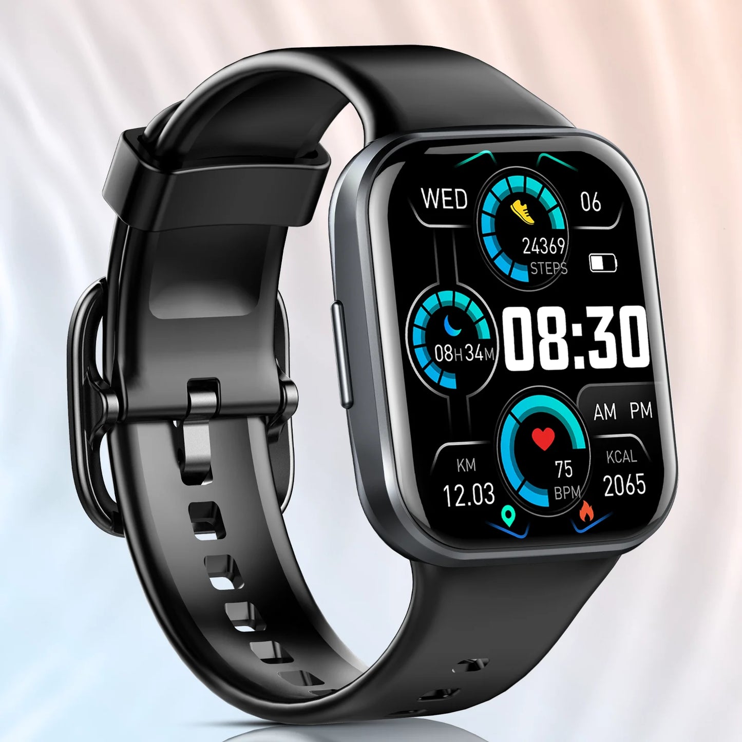 Smartwatch Nerunsa Fitness Pro 🏃‍♂️ | Schermo 1.69" HD, 25 Sport, IP68 | Monitora Sonno e Stress