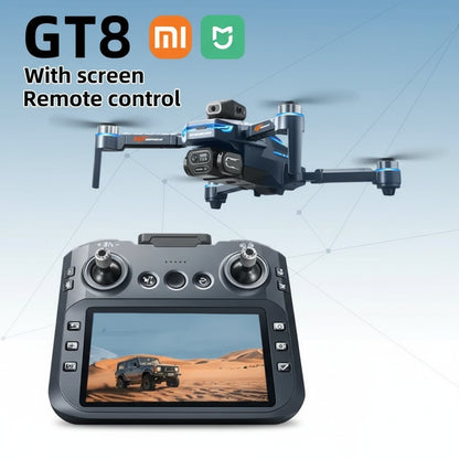 Drone 4K Mijia GT8 FPV, Antenna Lungo Raggio, Evita Ostacoli, Schermo LCD