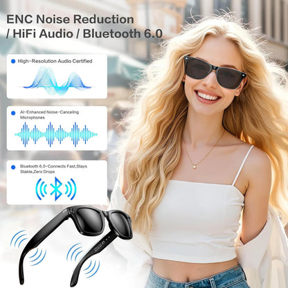 Occhiali Smart Stile W610 | Fotocamera 8MP | ChatGPT 4.0 | Audio Stereo | WiFi 5G