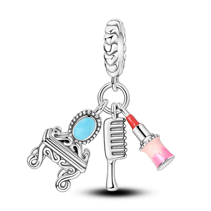 Perline e Ciondoli in Argento 925 Sterling con Zirconi - Per Bracciali Fai da Te e Gioielli