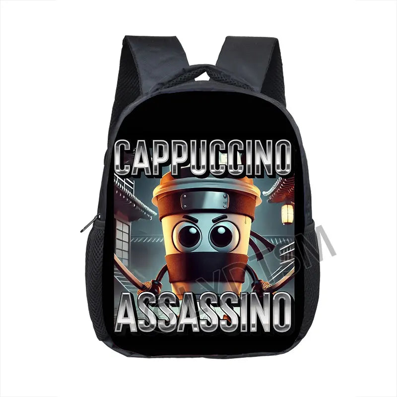 🎒 Zaino Brainrot Italiano - Tralalero Tralalà! Per Bambini 2-4 Anni