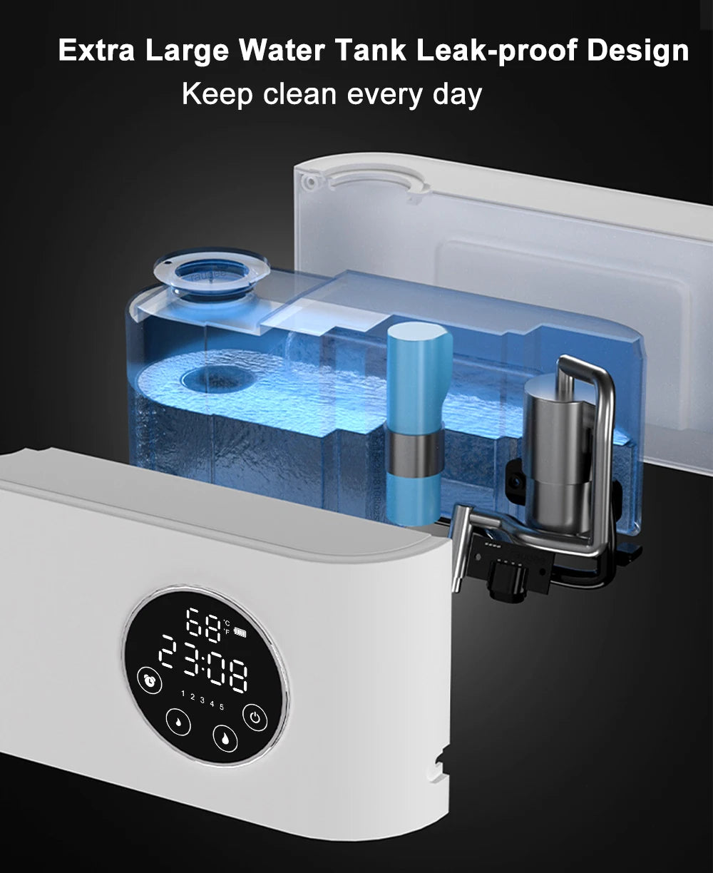 Dispenser Sapone Senza Contatto 500ml con Schermo LED - Automatico