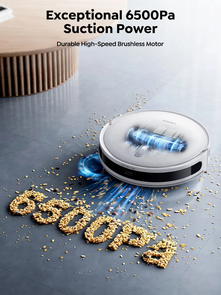 🌟 L10 Robot 2-in-1: Aspira 6500Pa + Mop | LiDAR Smart, App, 150min | Per Pavimenti & Tappeti