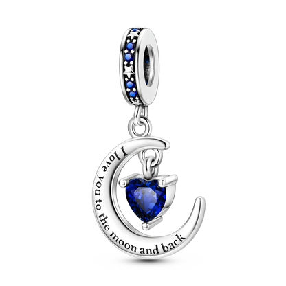 Bracciale Charm Argento 925 - Perle Blu, Gioielli Fai Da Te, Design Moderno e Minimalista Crea il tuo gioiello unico! Perle in argento sterling e charm eleganti.